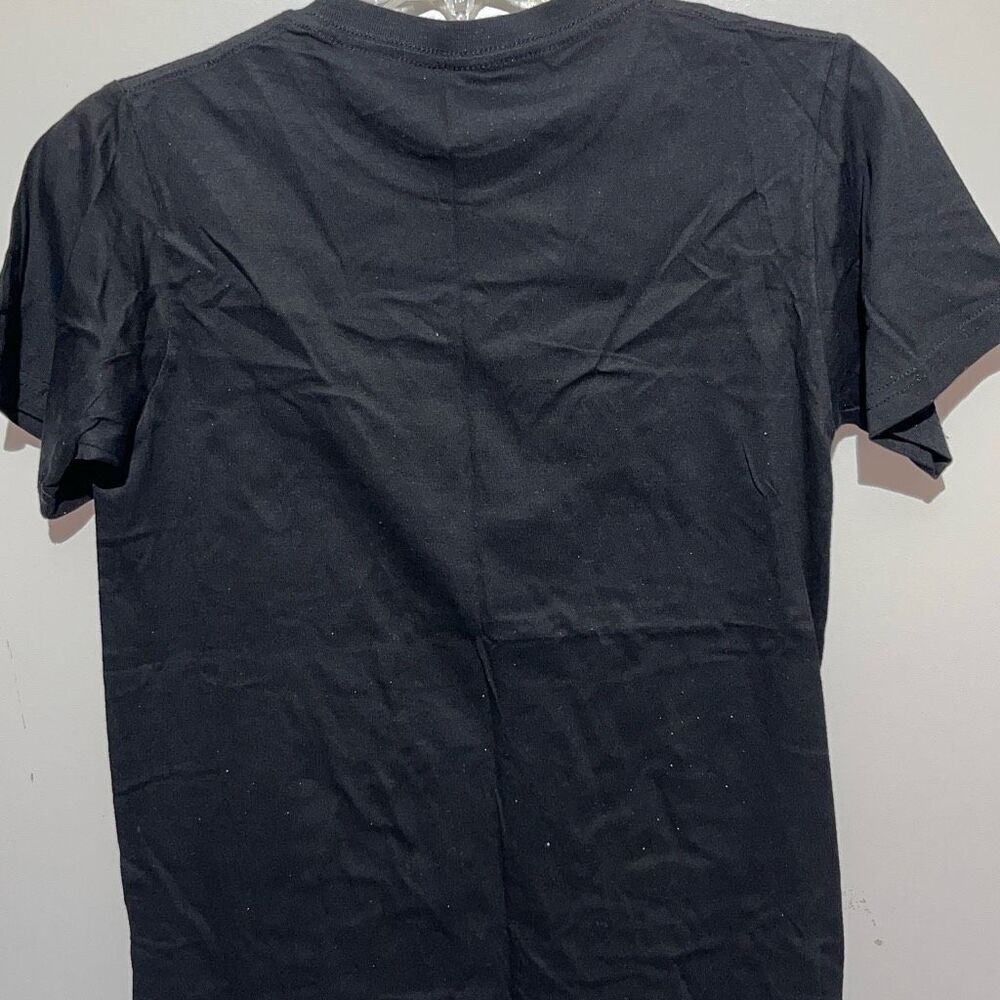 Maurices Women's Black Crew Neck Rolling‎ Stones Vintage Logo Graphic Tee XS NWT - Picture 6 of 7
